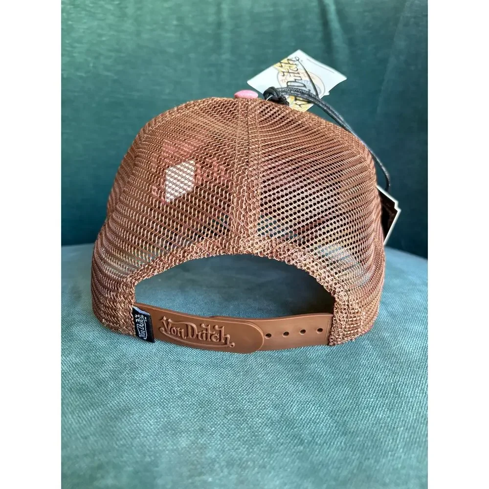 New Von Dutch Trucker Hat - Realtree Pink Camo Style
